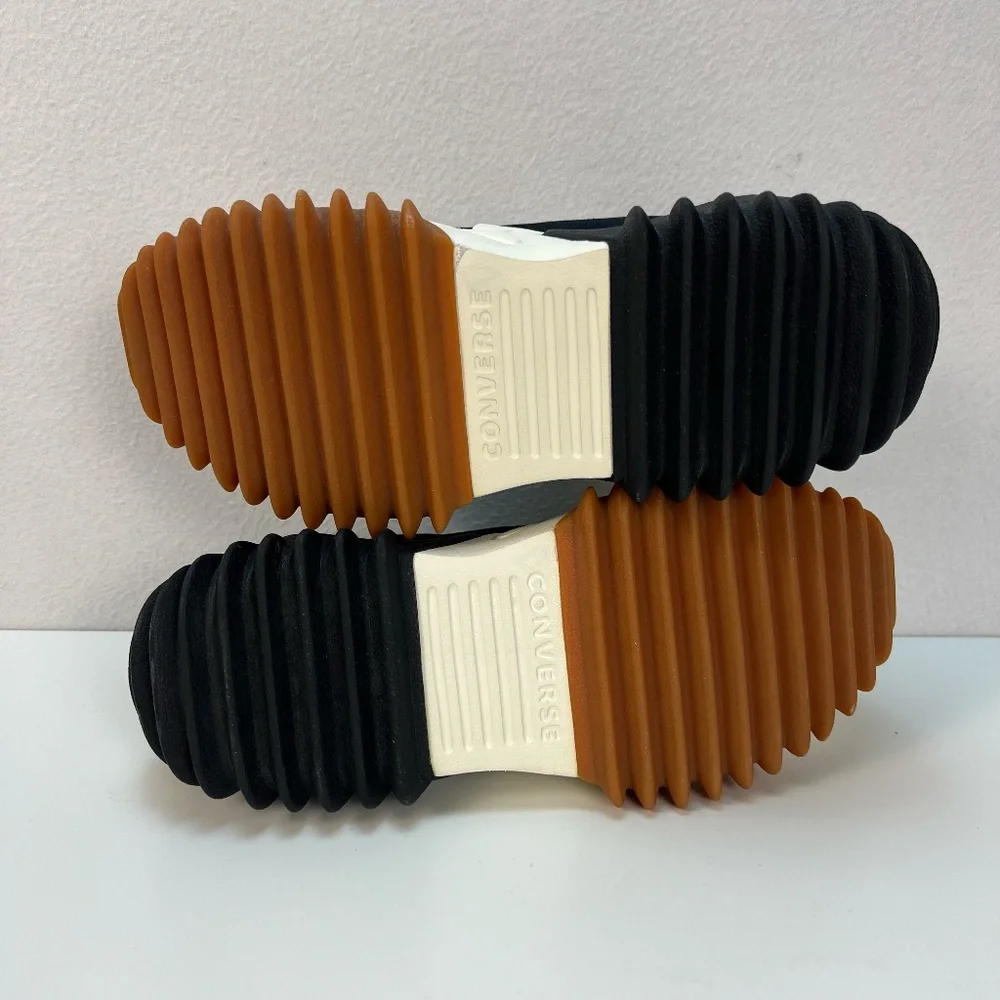 Converse Black and White Platform Sneakers - Picture 15 of 15